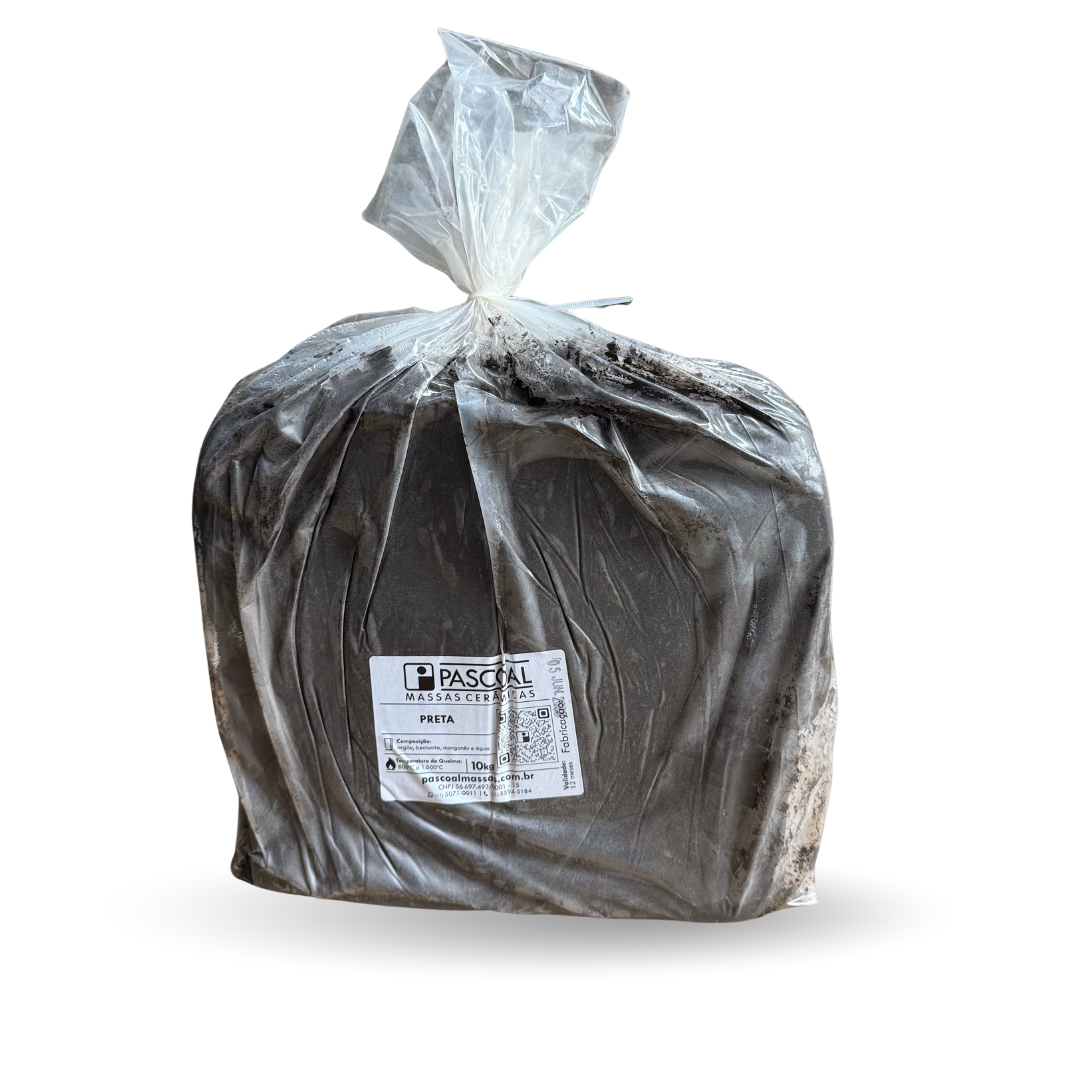 Argila Preta de baixa temperatura – bloco de 10kg