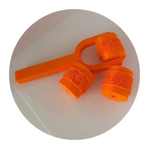 Rolos texturizados Ceramaker